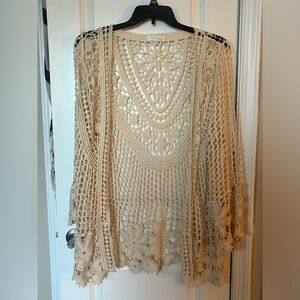 Crochet swim cover up